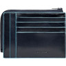 Чехол для карт PIQUADRO Blue Square PU1243B2R/BLU2, синий